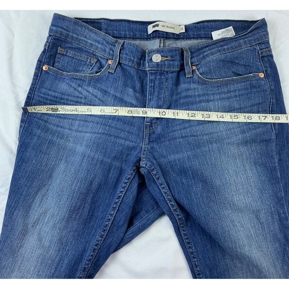 Levi's 524 Bootcut Jeans Women's Size 11 Medium Wash Denim Classic Casual - Picture 8 of 13